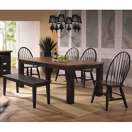 Dining Table and Chair Set w/ Bench